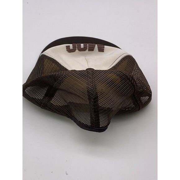 Vintage MAC Trucker Hat Brown Snapback Mesh Made in USA - Picture 9 of 10